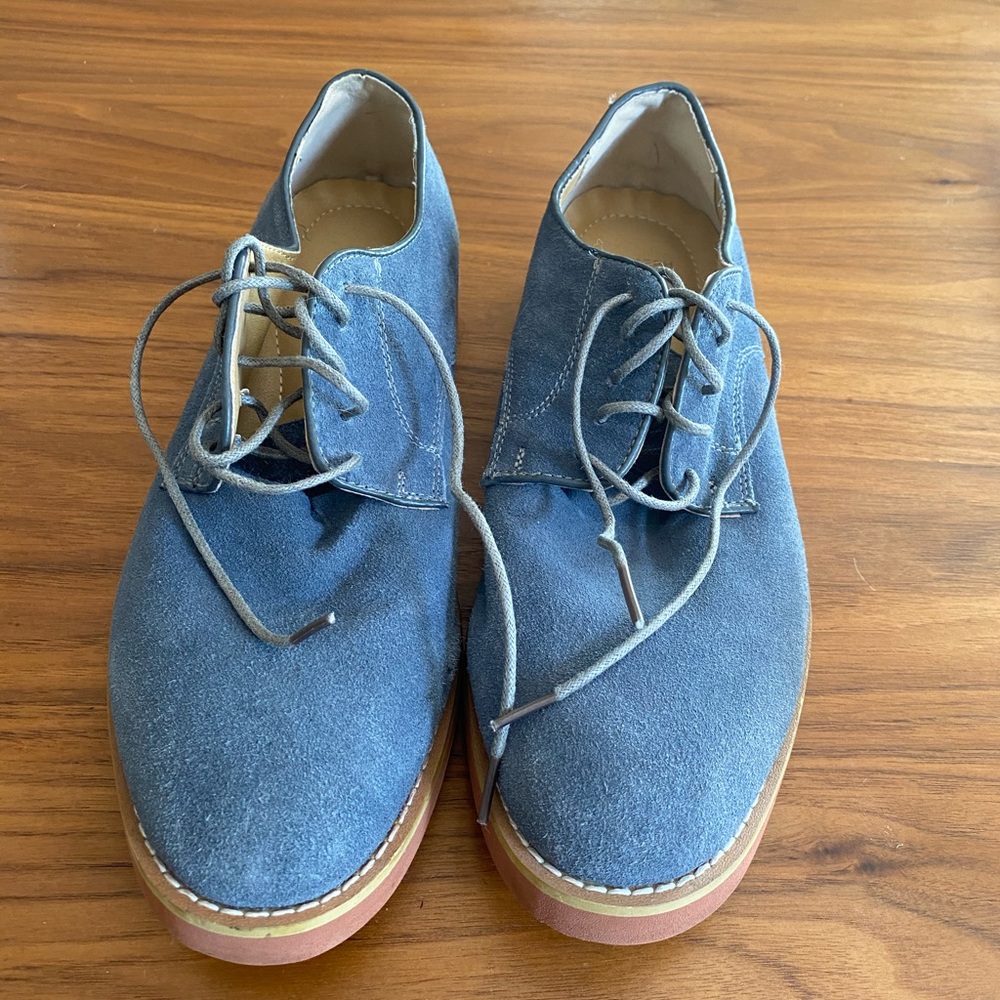 Joseph Abboud Blue Suede Shoes